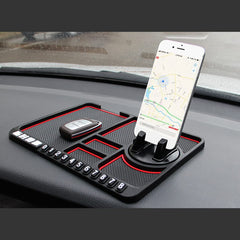 Keenso Car Dashboard Mat,Anti Slip Multifunctional Car Dashboard Mobile Phone Holder Panel Storage Pad