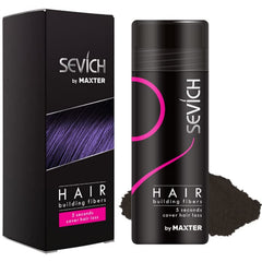 Maxter Hair Fiber for Men and Women - Hide Hair Loss Instantly - 100% Natural Powdered Cotton Microfibers (Dark Brown 25g)