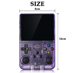 Retro Boy - Infinity Gamer, Keyboy, Keyboy Game Console, Infinity Gamer Handheld, 3.5in HD Portable Ultra-Long Standby Keyboy Retro Console with 128g Built-In 20000 Classic Games (128g Violet)