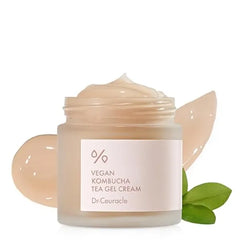 Dr.Ceuracle Vegan Kombucha Tea Gel Cream Lightweight Watery Hydrating Moisturizer with Kombucha Tea Extract, Sunflower Seed Oil, Korean Skincare