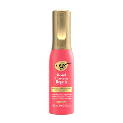 OGX Repair & Protect Bond Protein Repair 450°F Heat Protect Spray, Thermal Protection Spray for Targeted Damage Repair & Protection from Heat Damage, 6.5 fl. oz