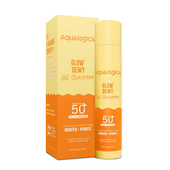 Aqualogica Glow+ Dewy Sunscreen SPF 50 PA+++ For UVA/B & Blue Light Protection, for Glowing & Well Protected Skin, Cream, 50G