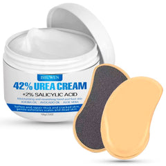 KANZA - Urea Cream for Cracked Feet,Hands with Foot File Combo Set | Callus Remover Hand Cream, Foot Cream for Dry Cracked Feet, Hands, Heels, Elbows, Nails, Knees | For Men And Women | 100g