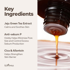 ISNTREE Green Tea Fresh Facial Toner 200ml, 6.76 fl. oz. with Hyaluronic toner 50ml | Deep Moisturizing | Sebum Control | Nourishing | Revitalizing | Hypoallergenic | Dermatologist Tested |
