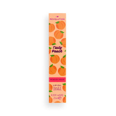 Makeup Revolution Tasty Peachy Keen Lip Oil, I Heart Fruit Moisturizing Lip Gloss