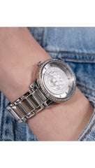 Guess Petal GW0747L1 Women's Watch Stainless Steel, silver, Bracelet