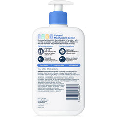 CeraVe Baby Lotion | Gentle Baby Skin Care with Ceramides, Niacinamide & Vitamin E | Fragrance, Paraben, Dye & Phthalates Free | Lightweight Baby Moisturizer | 16 Ounce