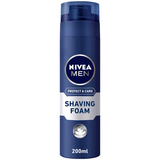 NIVEA MEN Shaving Foam, Protect & Care Aloe Vera - 200ml