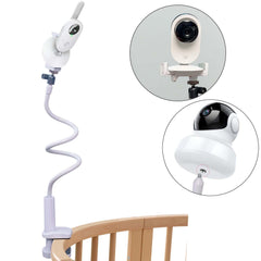 JAMUILS Baby Monitor Holder Bed with Mini Tripod Head, Flexible Twist Video Baby Monitor Holder, Compatible with Hellobaby HB30 HB32 HB35 HB50, Philips Avent SCD843/26 SCD833/26, Vtech VM3250 VM819