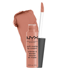 Nyx Professional Makeup Soft Matte Lip Cream, Lightweight Liquid Lipstick Stockholm (Midtone Beige Pink)