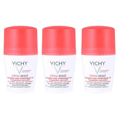 VICHY 72H Unisex Stress Resist Anti-Transpirant (50ml)- Set of 3