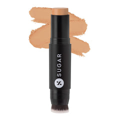 SUGAR Cosmetics Ace Of Face Foundation Stick with In-Built Brush | Lasts 24hrs | Full Coverage Foundation for Women | 12gm - 48 Irish