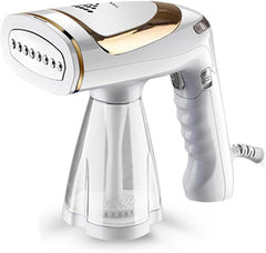 SIMPDIY Portable Garment Steamer Handheld Folding Household Mini Steam Iron, Adjustable Temperature Ironing Machine for Travel, Travel Steamer with 2 Brushes
