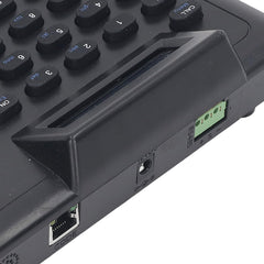 Eujgoov 4D Surveillance Keypad Controller, Joystick Analog PTZ Camera Keyboard LCD Display Screen 4D PTZ Camera Controller (UK Plug)