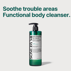 SOME BY MI AHA BHA PHA 30 Days Miracle Acne Clear Body Cleanser - Pack of 2 - Daily Exfoliating Tea Tree Acne Body Wash with Salicylic Acid - Deep Cleanses Sebum and Impurities - Korean Skin Care