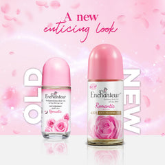 EnchantEUr Romantic Roll On, 48 Hr Odour Protection, Anti-Perspirant, 50Ml