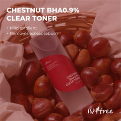 ISNTREE Clear Skin BHA Toner 200ml/6.76 fl.oz.| Betaine salicylate & Salix alba bark extract | Exfoliating, Soothing, Moisturizing, Keratin Removal, Pore Care