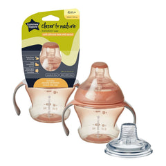 Tommee Tippee Closer To Nature, Bottle To Cup Transition, Orange