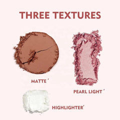 NIKITA.VIVI - Pro Sculpting Palette | 8 shades 4 in 1 with Bronzer Highlighter Blush & Eyeshadow Palette | Highlighting Contouring Blusher Palette | Face Contour Palette, Face Sculpting Palette | 8gx8