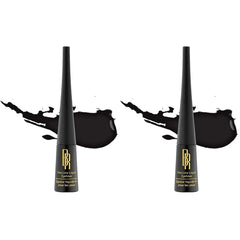 Black Radiance Fine Line Liquid Eyeliner, Black, 0.12 Fluid Ounce (Pack of 2)