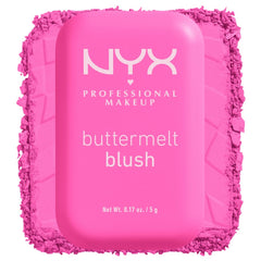 NYX Professional Makeup Buttermelt Blush, Powder Blush, up to 12 H Wear, Fade & Transfer Resistant, My Butta Half.