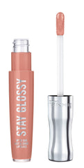 Rimmel Stay Glossy Lip Gloss - Non-sticky, lightweight formula for lip color and shine - 020 Sunday Brunch, 18 oz
