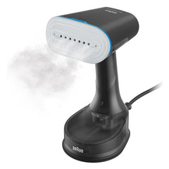 Braun QuickStyle 5, Garment Steamer, Dual Heated FreeGlide 3D Technology, Handheld Garment Steamer with FastHeating 45 Sec, Vertical Ironing, Capacity 150 ml, Cord 2.5m, 1200 Watts - GS 5031 BL - Blue