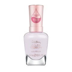 Sally Hansen Color Therapy Nail Polish | Biotin, Argan Oil, Long Lasting, Healthy Nails, Nail Strengenther, Sheer - 541 Give Me a Tint, Soft Purple Nail Color