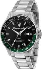 Maserati Men's Watch, SFIDA Collection, in Steel - R8853140005, Silver, 44mm, Bracelet, Silver, 44mm, Bracelet