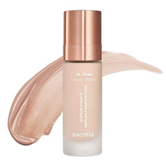 M. Asam Magic Finish Supercharge Serum Foundation Rose Fair (30 ml) - Moisturising Liquid Foundation & Firming Face Serum in One, Optimal Coverage & Hyaluron, Vegan