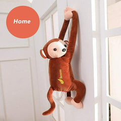 Sulfar Sumeier Tissue Box, Creative Animals Design Car Tissue Holder Back Hanging Tissue Box Covers Napkin Paper Towel Box Holder Case Paper Towel Holder For Car Home Use Bathroom Accessories