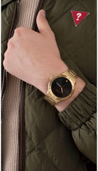 GUESS Analog Black Dial Men's Watch - GW0427G2, Black, Modern