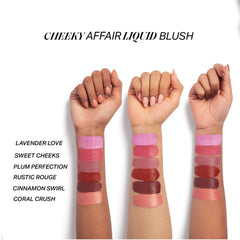 Diam Beauty Cheeky Affair Liquid Blush - Cinnamon Swirl | Unisex Beauty Blush | Hydrating | Long Lasting Liquid Blush | One dot pigment | Non Comedogenic | 10.4ml (Brown)