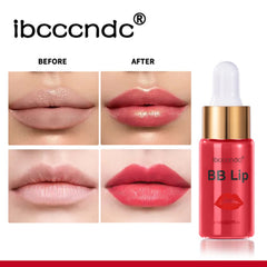 4 Colors Lip Gloss Set Microneedle Derma Pigment BB Lip Serum Kit Semi-permanent Lip Makeup for Women Girls Cosmetic