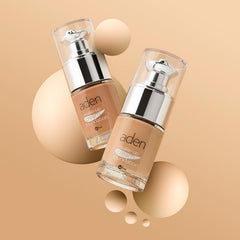aden Cream Foundation - Oil Free & Hypoallergenic (15ml, 02 Natural)