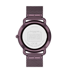 COACH WOMEN'S PURPLE DIAL IONIC PLATED PURPLE STEEL BRACELET WATCH - 14504339