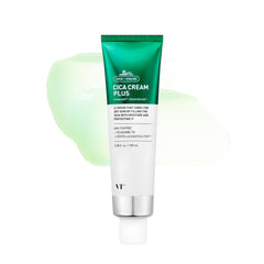 VT COSMETICS Cica Cream Plus | Hydrating & Calming Face Moisturizer with Centella Asiatica, Lightweight Soothing Cream for Acne, Oily, Dry and Sensitive Skin, Korean Skincare for acne prone skin