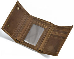 NC Men's Vintage Leather Hand-Crafted Wallet (Style B)