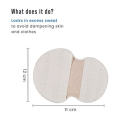 Sirona Disposable Underarm Sweat Pads, Antiperspirant Absorbent Odour Blocker Pads Armpit Dress Shields, Fight Hyperhidrosis (24 Count (Pack of 2))