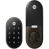 Google Nest x Yale Lock - Tamper-Proof Smart Lock for Keyless Entry - Keypad Deadbolt Lock for Front Door