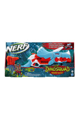 Nerf Dinosquad Tricera-Blast Blaster, Break-Open 3-Dart Loading, 12 Nerf Darts, Dart Storage, Triceratops Dinosaur Design 6.4 X 54.6 X 24.1 cm