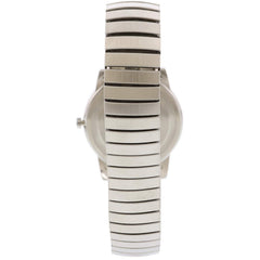 Timex Men's Easy Reader Watch - Stainless Steel/Silver-Tone/White/Red/Day-Date
