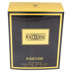 Dumont Exciting Insense - 3.4 oz - Eau De Parfum β Unisex Perfume for Men & Women - Lemon, Herb, Honey, Amber & Chocolate Scent - Long Lasting Cologne Mist & Body Spray - for Him & Her