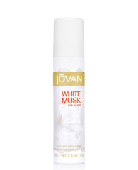 Jovan White Musk for Women, Body Spray, 2.5 fl. oz, Women's Fragrance with Musk & Floral Notes.