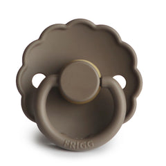 FRIGG Daisy Latex Baby Pacifier 6-18M 1-Pack Portobello - Size 2
