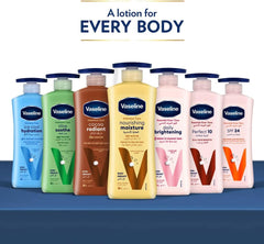 Vaseline Essential Body Lotion, Even Tone Daily Brightening, 2 weeks to radiant, glowing skin, 3 x 400ml