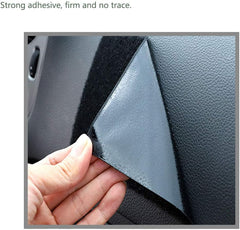 Car Side Pocket Organizer, Auto Seat Pockets PU Leather Pen Phone Holder Tray Pouch Used for Car Door, Window, Console, Seat -Fits to Organize Doent, Registration, Notepad, Gadgets, Pen(All Black))