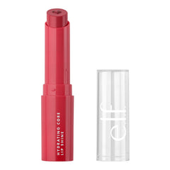 e.l.f. Hydrating Core Lip Shine, Sheer Tinted Lip Balm, Nourishing & Conditioning, Soft Shine, Lovely, 0.09 Oz (2.8G)