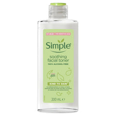Simple Kind to Skin Soothing Facial Toner 100% Alcohol-Free from the UK's No. 1 Facial Skin Care Brand* 200 ml