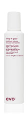 EVO Whip It Good Styling Mousse Lightweight, Moisture-Rich Mousse Designed to Hydrate Hair, add Shine, and Provide a Light hold - 250 mL